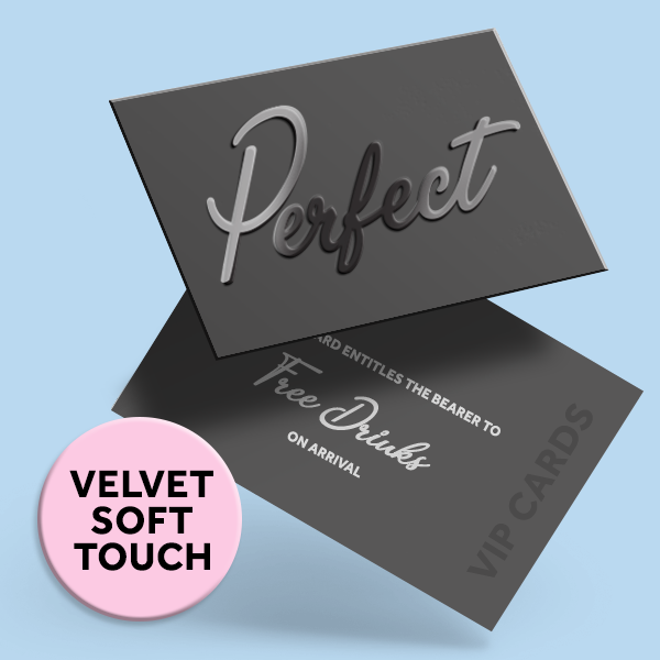 Business Cards Velvet Soft Touch 450gsm Business Cards Velvet Soft Touch 450gsm