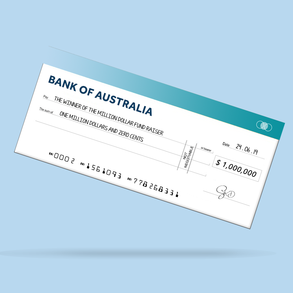 Novelty Giant Cheque Novelty Giant Cheque