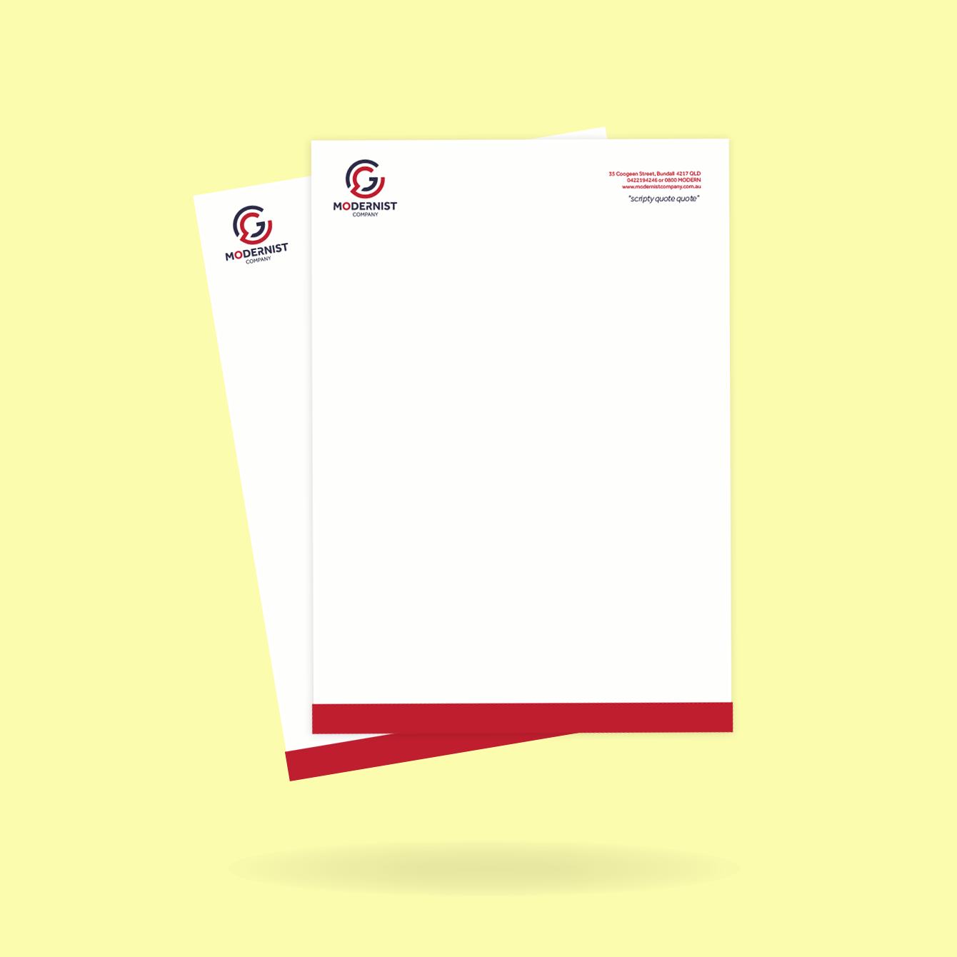 Letterheads A4 Pantone PMS Letterheads A4 Pantone PMS