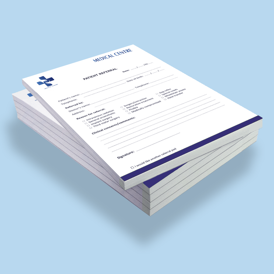 Referral Pads Referral Pads